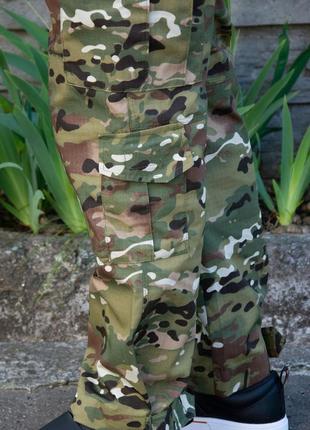 Тактичні штани літні мультикам ріп-стоп 56 розмір7 фото