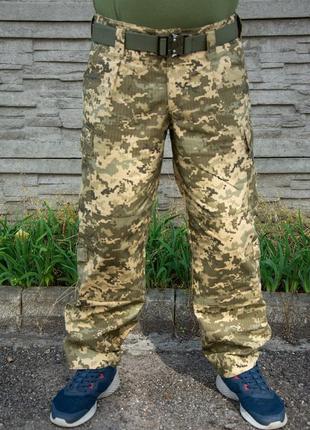 Тактические штаны летние рип-стоп пиксель 54 размер