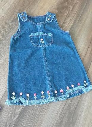 Джинсовий сарафан.