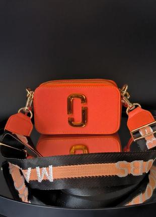 Сумка в стилі marc jacobs the snapshot orange