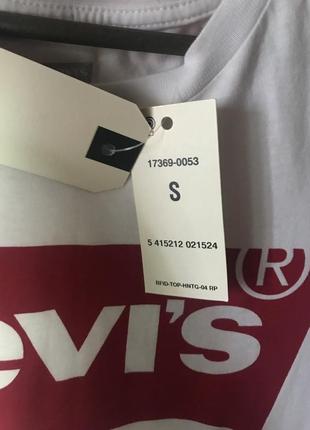 Біла жіноча футболка levi's s3 фото