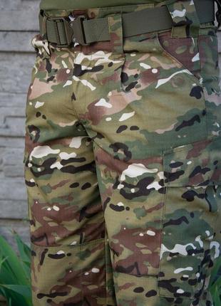 Тактичні штани літні мультикам ріп-стоп 46 розмір3 фото