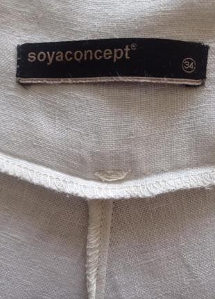 Брюки soya concept льняные7 фото