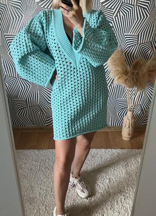 Платье -сетка h&m 4