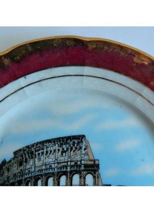Тарелка декоративная roma-ii colosseo