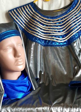 Клеопатра или бог амон красивейший карнавальный унисекс костюм  размер xs,s, m5 фото