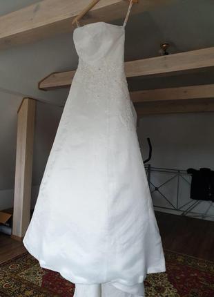 Свадебное платье вышитое2 фото