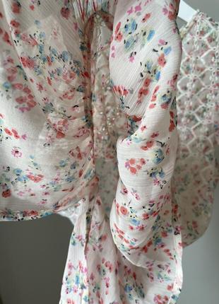 Летняя блузка stradivarius4 фото