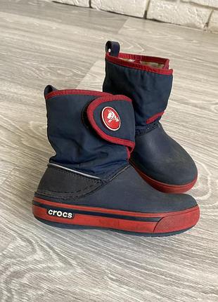 Чоботи зимові crocs с9