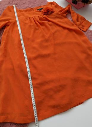 Шифонова сукня красива з квіткою3 фото