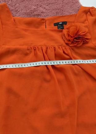 Шифонова сукня красива з квіткою5 фото