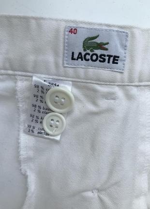 Укороченные брюки lacoste, размер л4 фото