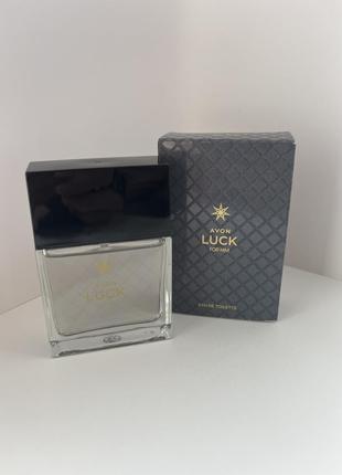 Туалетная вода avon luck for him, 30 мл.