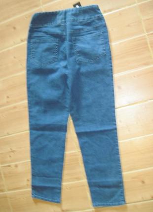 Новые стрейч. джинсы "free jeans" р.42 пояс- резинка2 фото