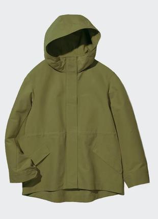 Парка uniqlo з капюшоном