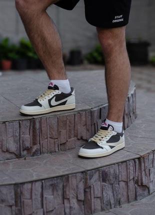 Travis scott x air jordan 1 low og “reverse mocha”