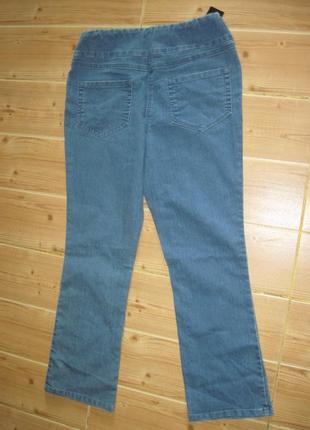 Новые стрейч. джинсы "free jeans" р.42 пояс- резинка3 фото