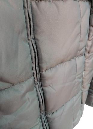 Теплая коричневая зимняя куртка colins3 фото
