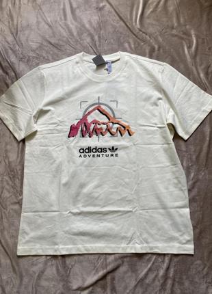 (l)футболка adidas originals adventure (100% оригінал)