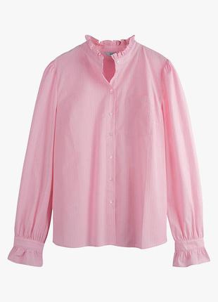 Новая коттоновая рубашка рубашка женская zara asos hm