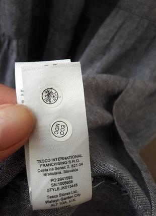 Плаття нове ярусне  льон+віскоза xl-4xl6 фото