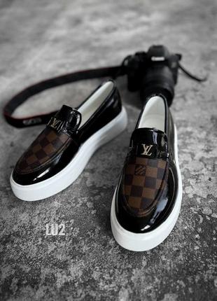 Лоферы в стиле louis vuitton