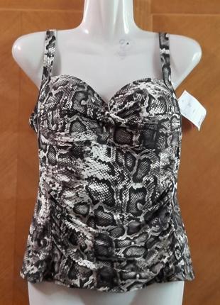 Nip tuck swim брендовий новий стильний верх купальника - танкіні р.14 / 40