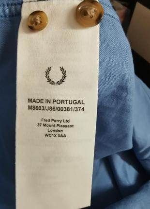 Fred perry рубашка летняя котон xl/6 фото