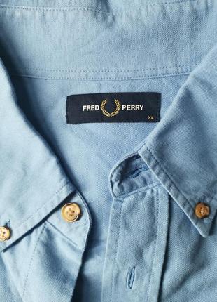 Fred perry рубашка летняя котон xl/4 фото