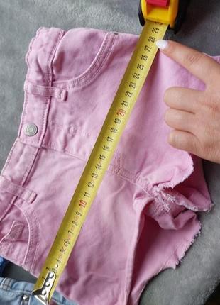 Джинсові шорти для дівчинки 104 см,3-4 роки6 фото