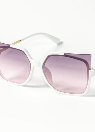 Жіночі сонцезахисні окуляри котяче око 2346/1 фіолетові
