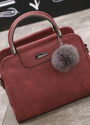 Женская сумочка клатч мини сумка черная бордовая серая пудровая2 фото