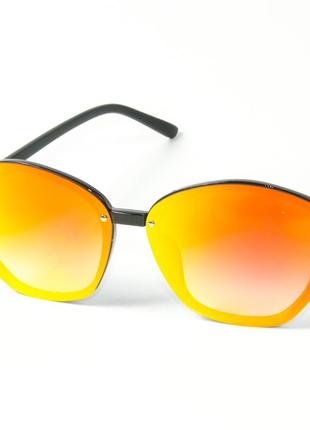 Женские очки зеркало солнцезащитные 2347/2 оранжевые1 фото