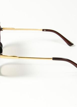 Женские солнцезащитные очки кошачий глаз 2311/4 коричневые4 фото