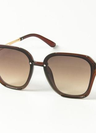 Женские очки солнцезащитные квадрат 2341/3 коричневые