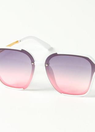 Женские очки солнцезащитные квадрат 2341/2 фиолетово-розовый1 фото