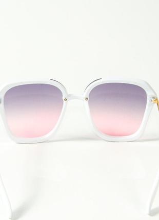 Женские очки солнцезащитные квадрат 2341/2 фиолетово-розовый5 фото