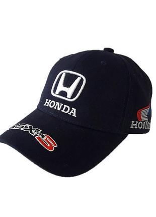 Бейсболка логотип авто honda, синий