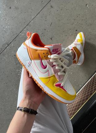 Кросівки жіночі nike dunk low disrupt 2 sunrise orange/white