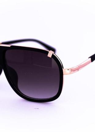 Универсальные солнцезащитные матовые очки в стиле каррера черные 230471 фото