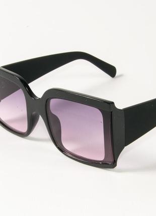 Солнцезащитные квадратные женские очки 2425/2 фиолетовые3 фото