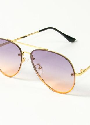 Сонцезахисні окуляри авіатор 80-665/6 фіолетові3 фото