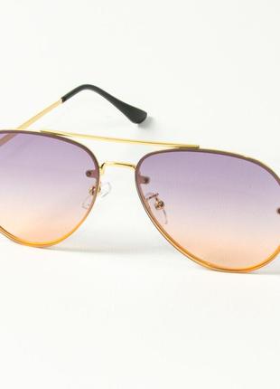 Сонцезахисні окуляри авіатор 80-665/6 фіолетові1 фото