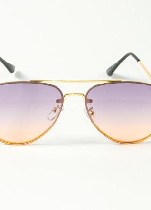 Сонцезахисні окуляри авіатор 80-665/6 фіолетові2 фото