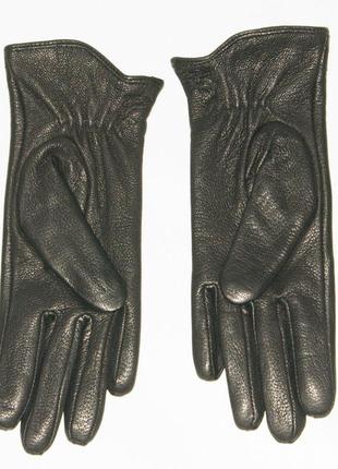 Женские перчатки из оленьей кожи на вязаной шерстяной подкладке - f22-3 6,54 фото