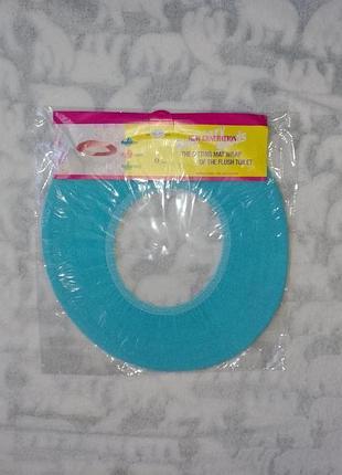 Чехол-накладка, утеплитель на сиденье унитаза универсальный размер