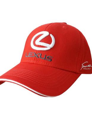 Автомобильная кепка lexus, красный1 фото
