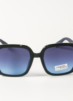 Женские очки солнцезащитные квадрат 33704/3 синие2 фото