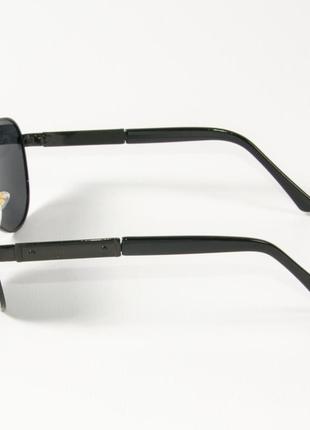Поляризационные солнцезащитные очки авиаторы p9108/2 с серебристой оправой4 фото