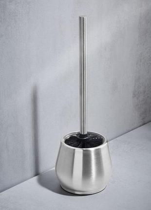 Ершик для унитаза livarno металлический серебряный